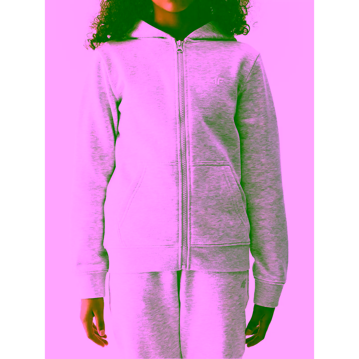 bluza-dziewczęca-szara-rozpinana-z-kapturem-sklep-internetowy-roweryhulajnogipl